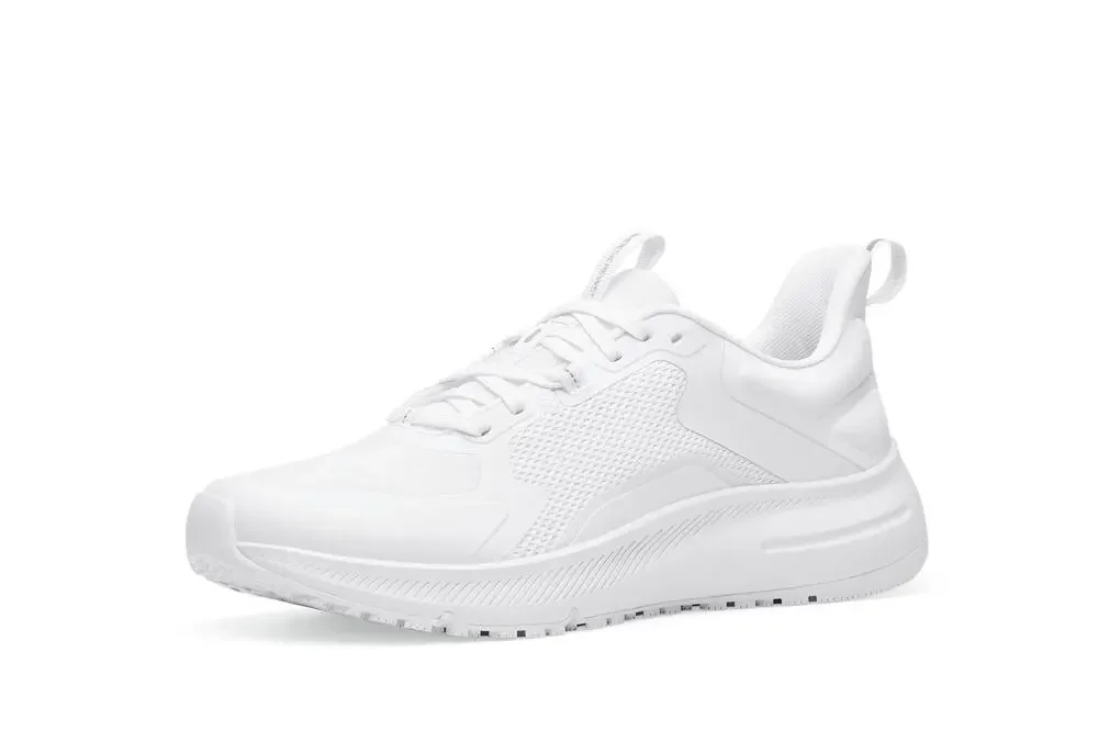 SHOES FOR CREWS WOMEN'S SLIP-RESISTANT WORK SNEAKERS - CROSSING, SIZE 11 WHITE